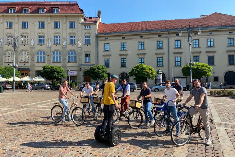 Traversez Cracovie à vélo !