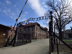 Auschwitz, entrée
